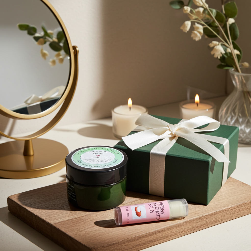 Christmas Glow Bundle – Unscented Body Butter + Lip Balm