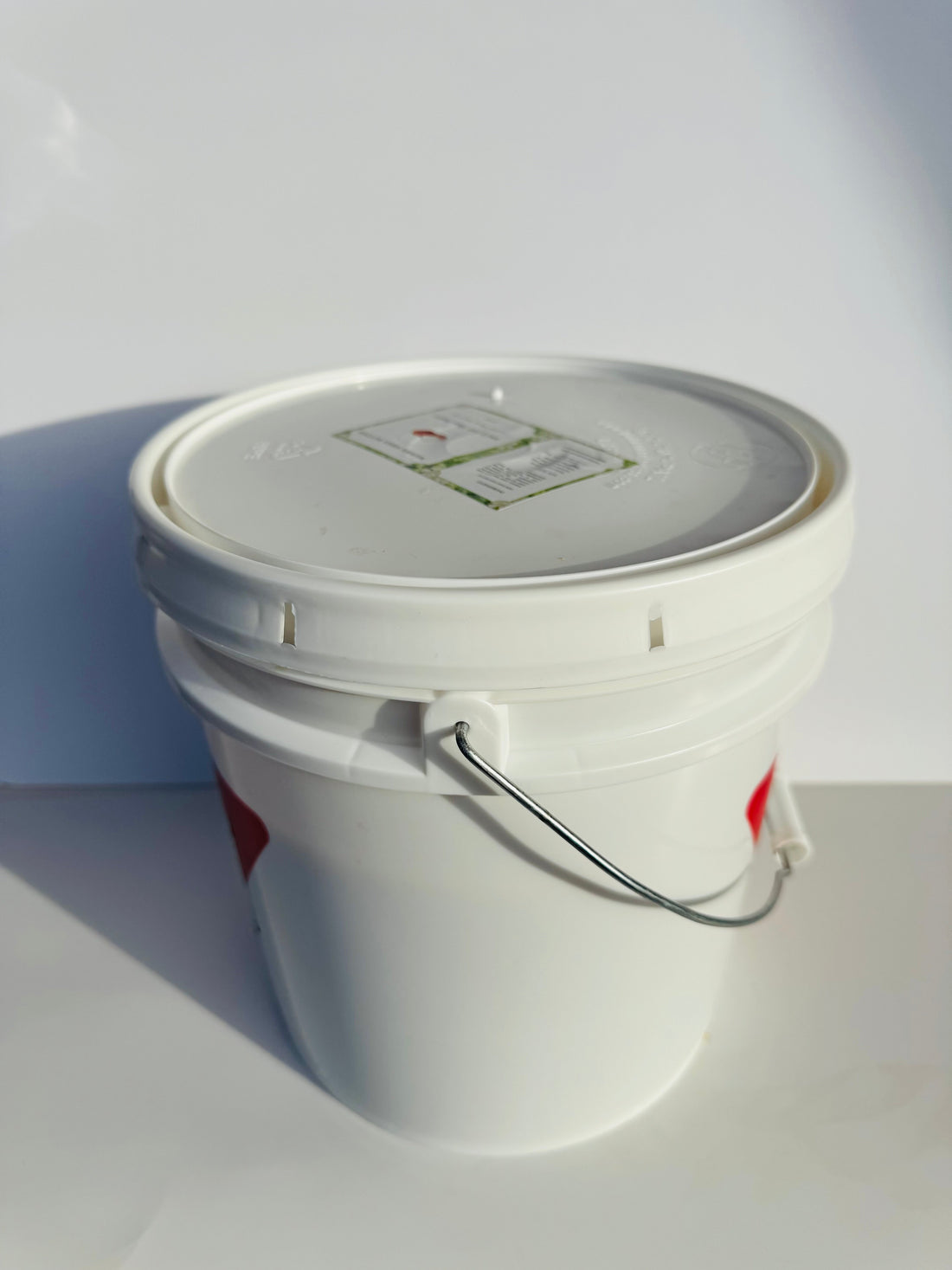 20 lb bulk unrefined shea butter in large container