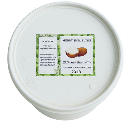 20 LB Unrefined Shea Butter