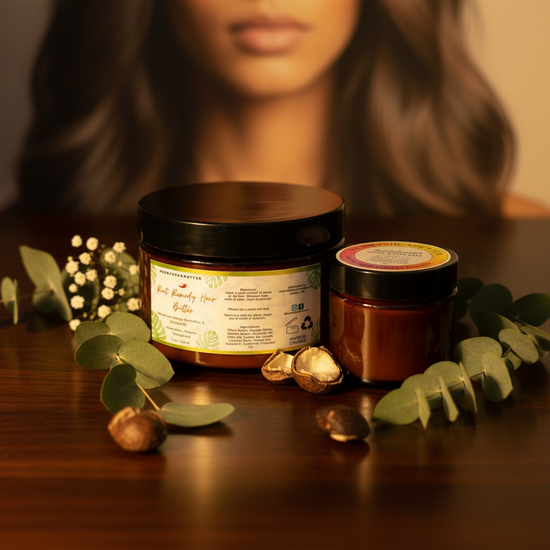 Complete Care Bundle – Whipped Hair Butter + Skin Calming Balm | Natural Head-to-Toe Nourishment