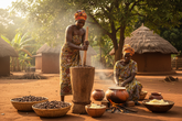 Shea Butter Making – West African Village